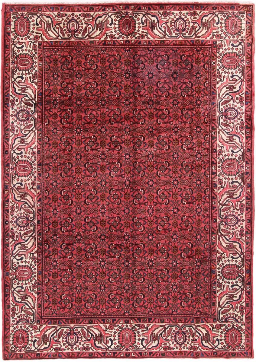 Orientteppich Hamadan Hosseinabad 221x306 Handgeknüpfter Orientteppich, Nain Trading, rechteckig, Höhe: 12 mm