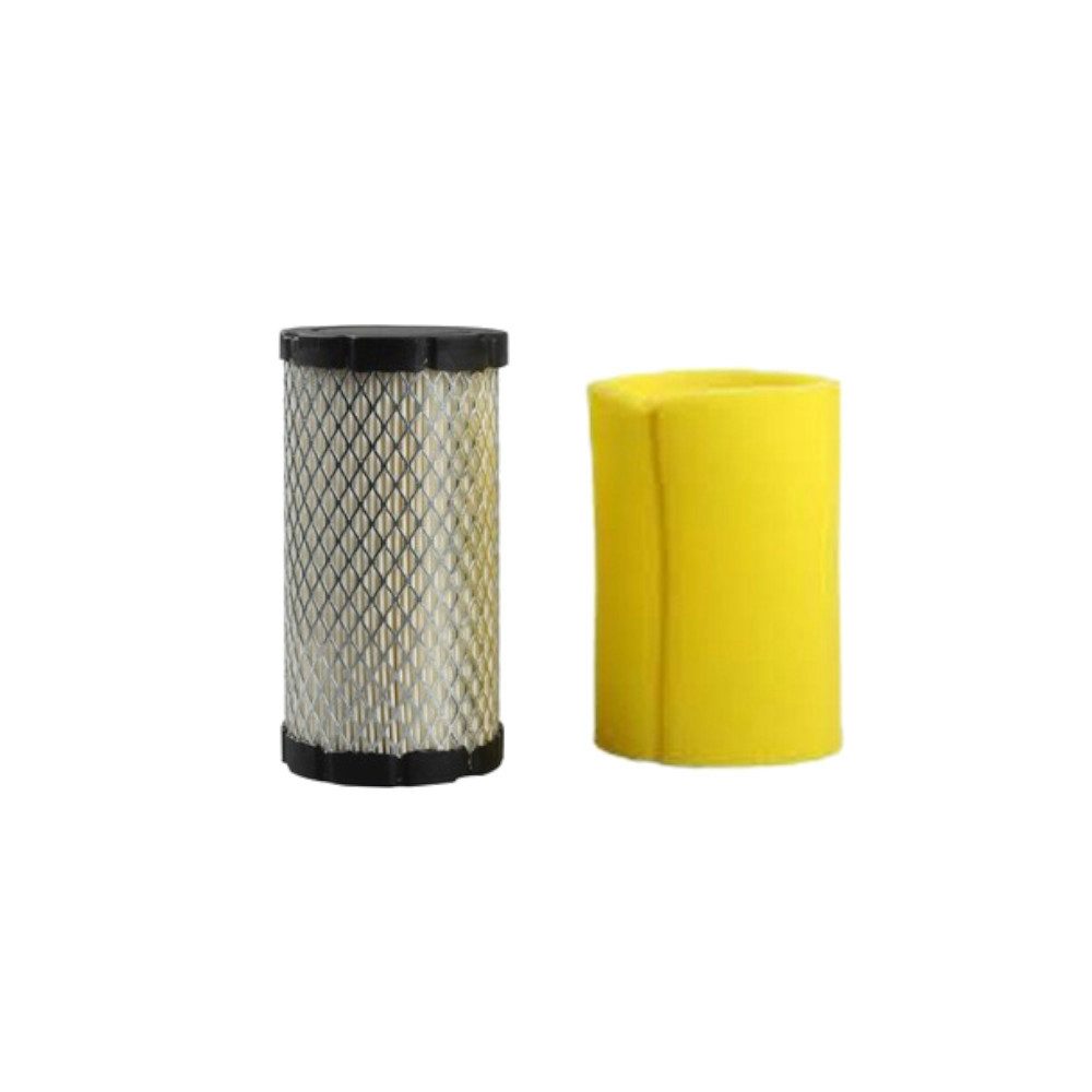 Trade-Shop Ersatzfilter Luftfilter passend für Oregon 30-851 SF-Filter SL1772 HIFI SA12701, Zubehör für Rasenmäher-, Aufsitzmäher-, Rasentraktor-Motoren, inkl. Schaumstoff-Filter / Maße (Hauptfilter): ca. 125 x 76 mm