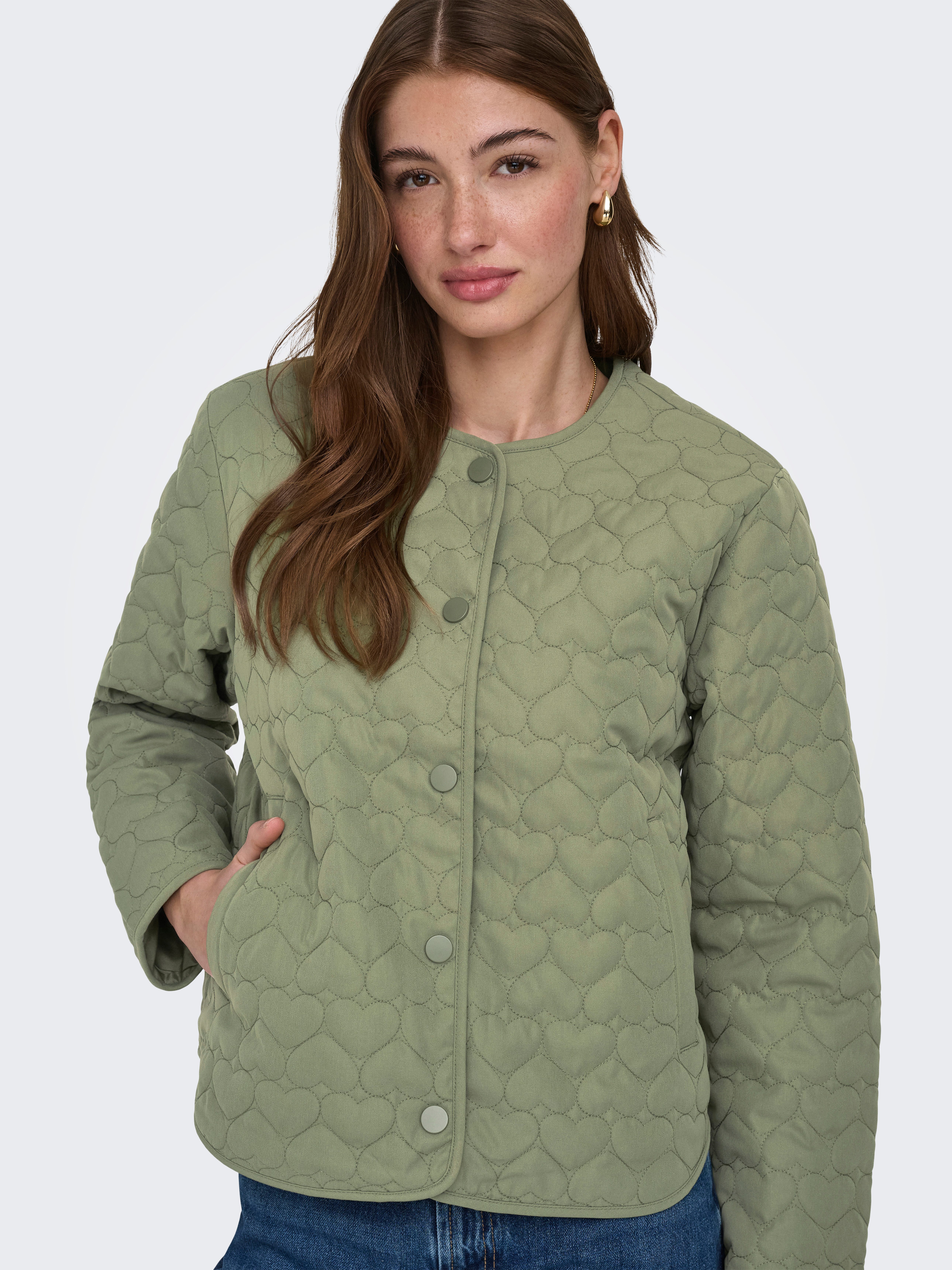 ONLY Steppjacke ONLHEART LIFE QUILTED JACKET NOOS OTW mit Steppmuster in He günstig online kaufen
