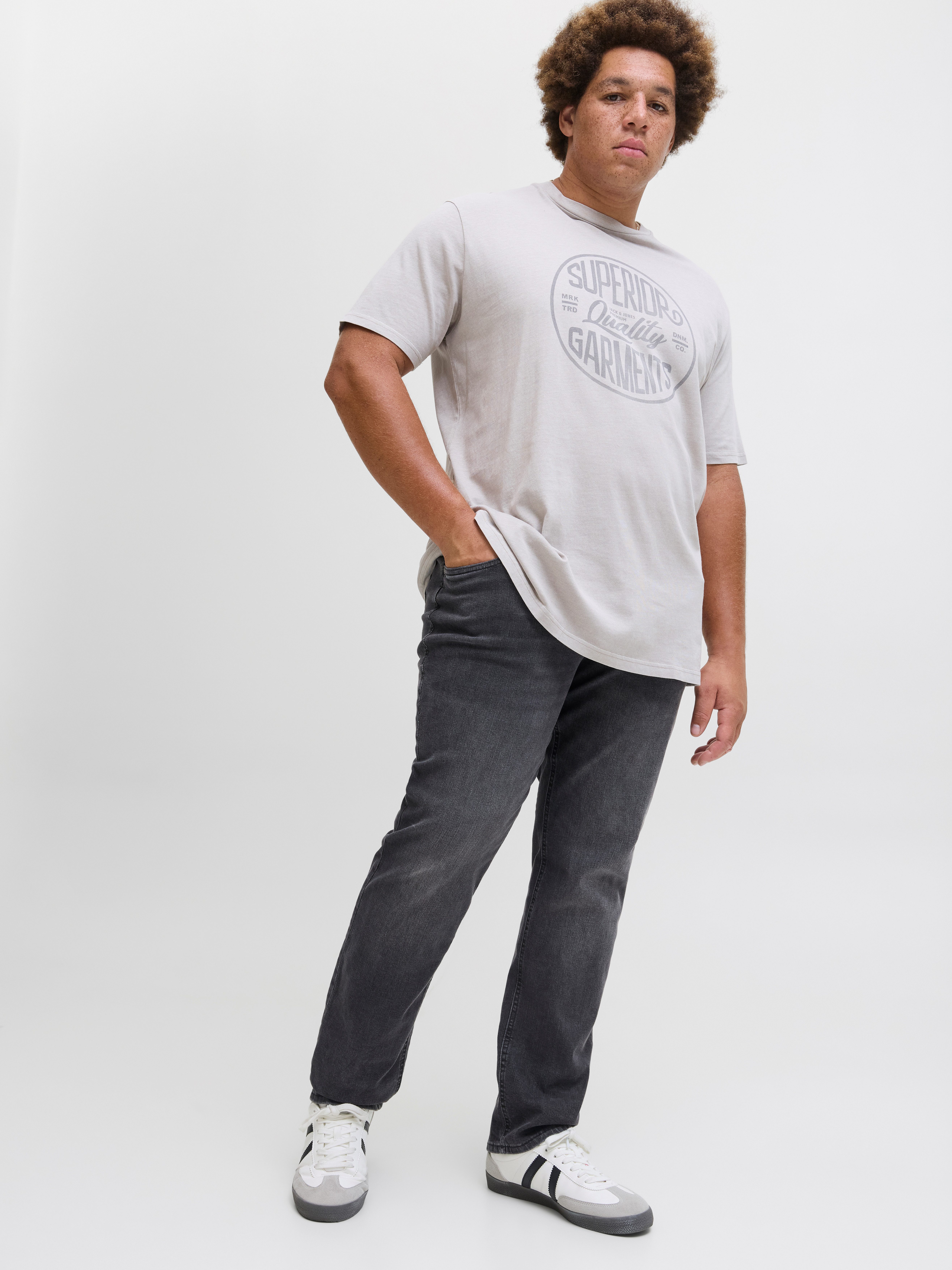 Jack & Jones PlusSize Slim-fit-Jeans JJIGLENN JJORIGINAL MF 071 NOOS PLS