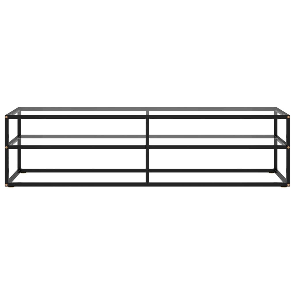 vidaXL TV-Schrank TV-Schrank Schwarz mit Hartglas günstig online kaufen