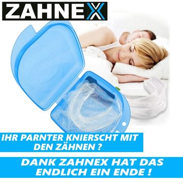 MAVURA Zahnschiene ZAHNEX Premium Aufbissschiene Knirscherschiene Beißschiene, Bruxismus Schiene [4erSet], Zahnschiene Zahn Schiene Anti knirschen Zähneknirschen