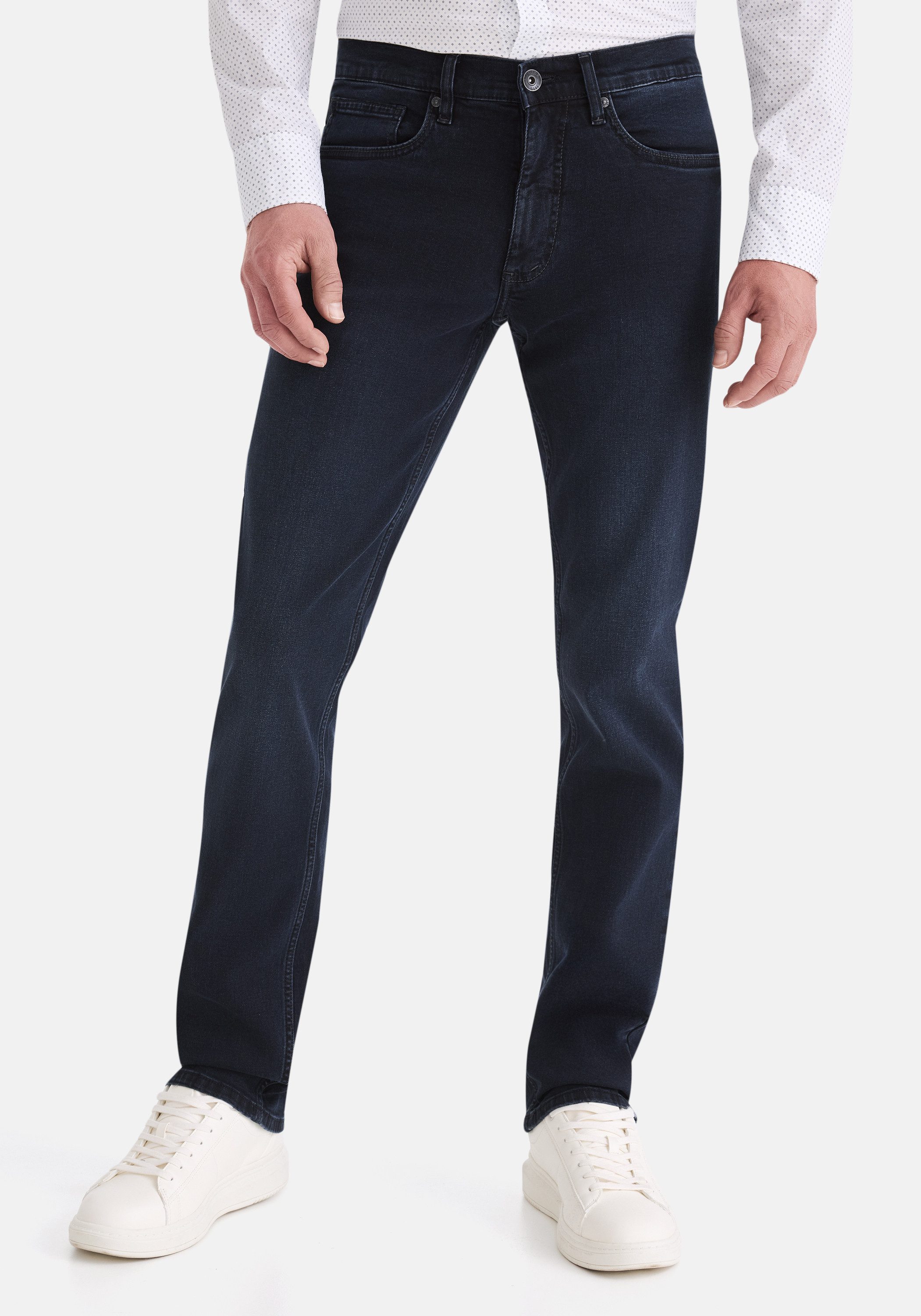 Stooker Men 5-Pocket-Hose Frisco Denim Straight Fit Jeans Straight Fit Casual Clean Wash Twill Coloured Comfort Flex! für Herren