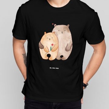 Mr. & Mrs. Panda T-Shirt Bären Liebe - Schwarz - Geschenk, Blume, Verlobung, Jahrestag, Heirat (1-tlg)