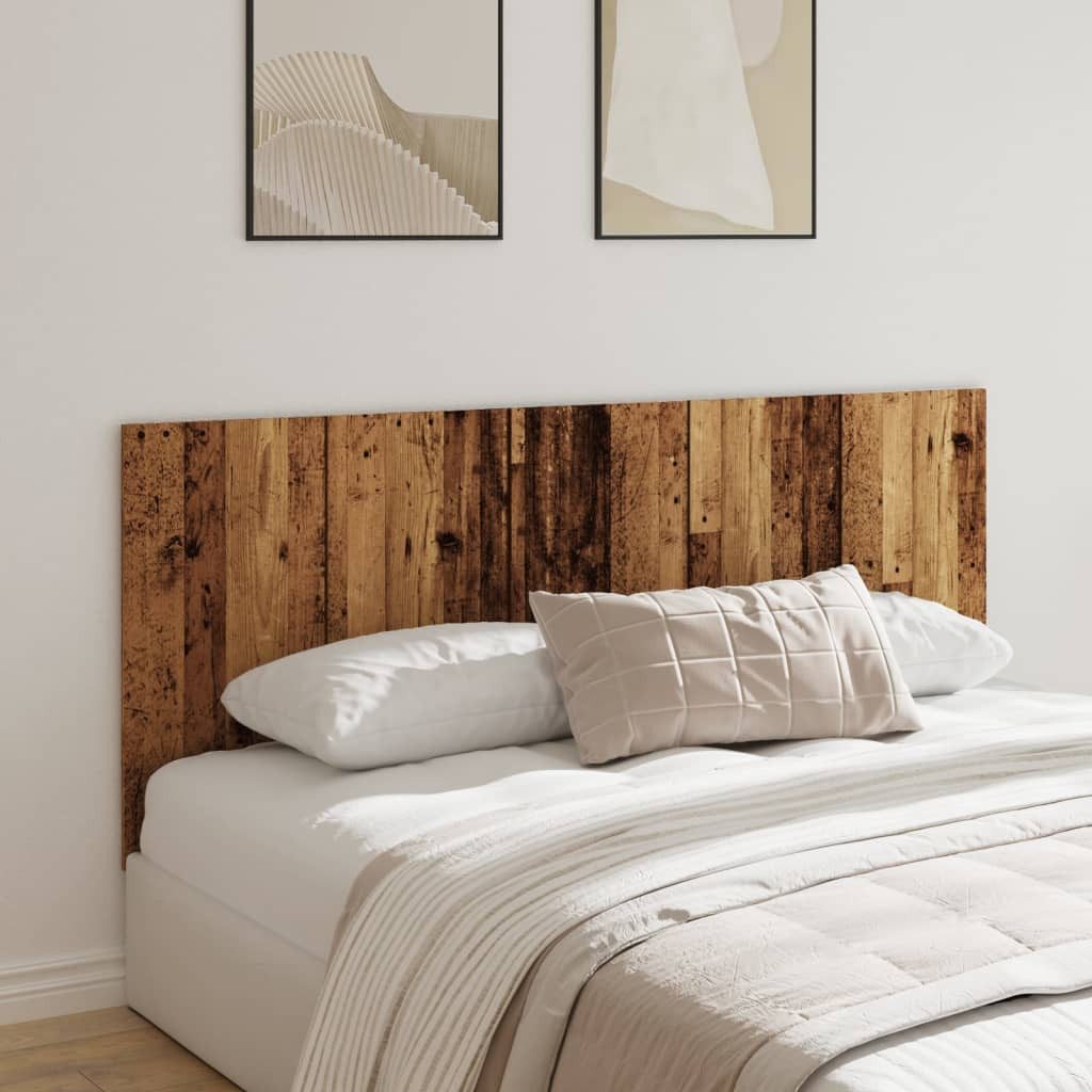 vidaXL Bett Kopfteil Altholz-Optik 200x1,5x80 cm Holzwerkstoff (1-tlg)