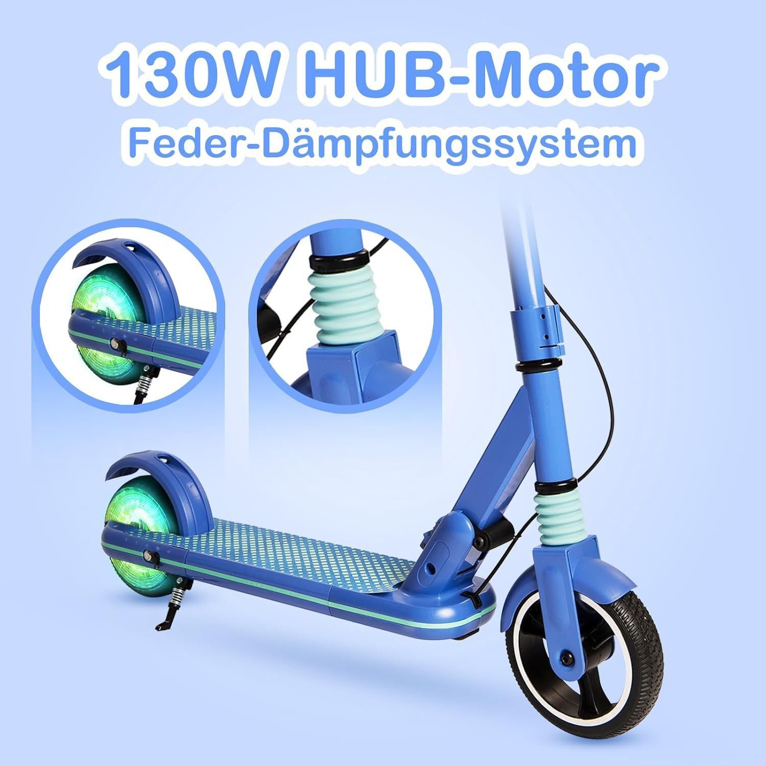 DOTMALL Elektro-Kinderroller S3 mit LED-Anzeige, Faltbarer,Geschenk günstig online kaufen