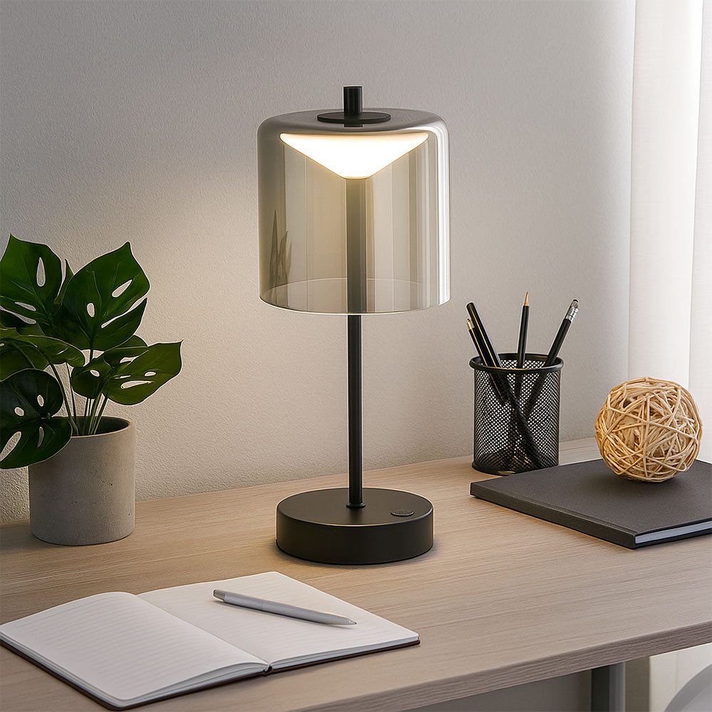 FISCHER & HONSEL Schreibtischlampe, LED-Leuchtmittel fest verbaut, Kaltweiß günstig online kaufen