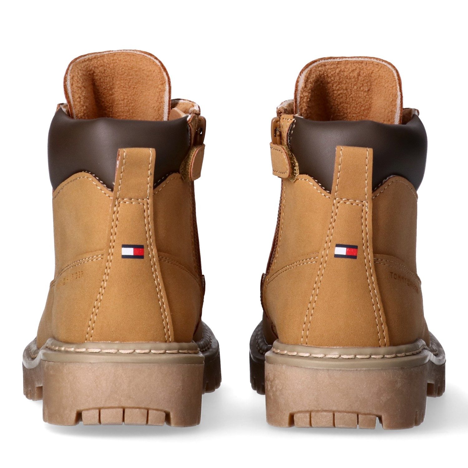 Tommy Hilfiger Schnürboots Chunky Boots, Winterboots mit Blockabsatz