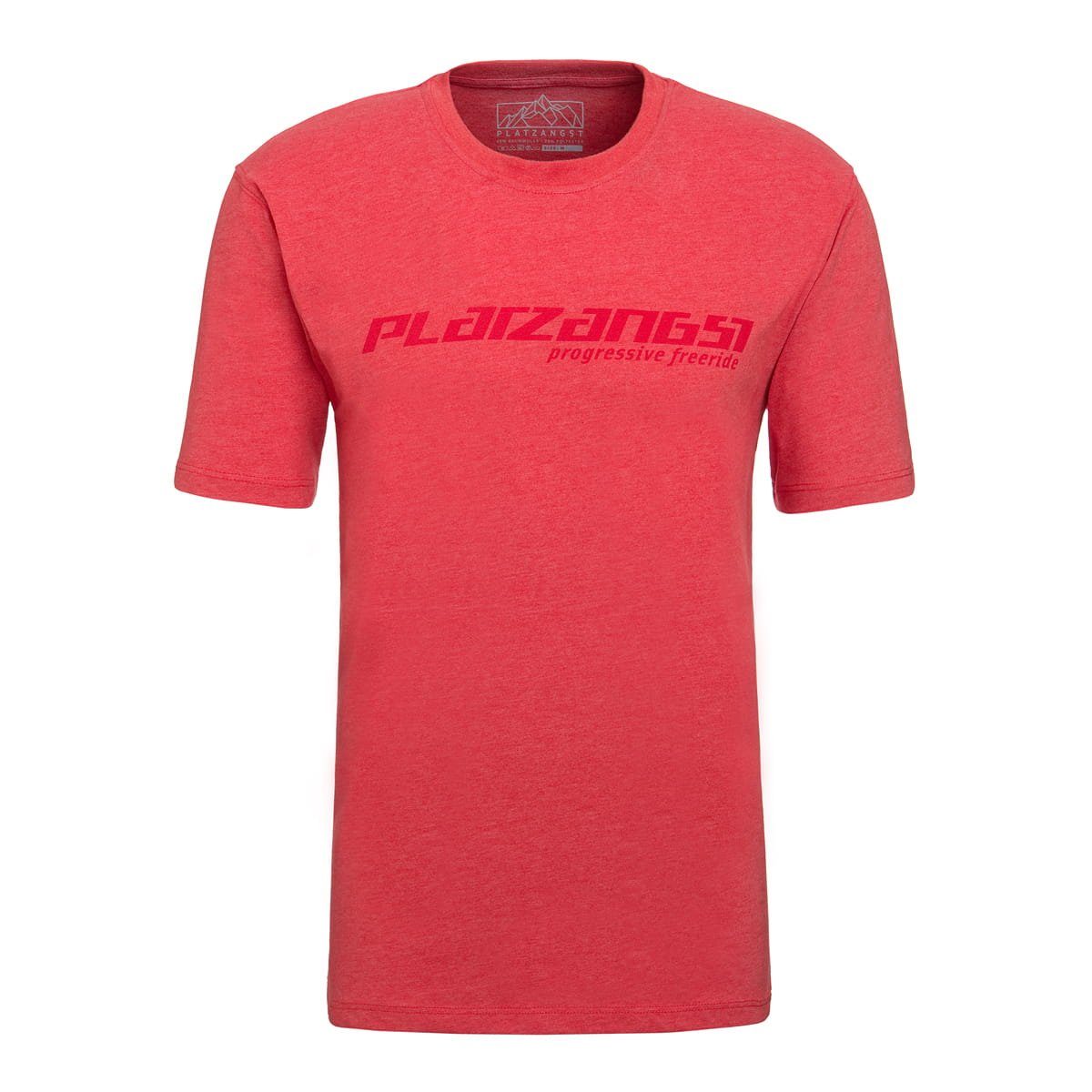 Platzangst T-Shirt T-Shirts Platzangst Logo T-Shirt - Rot M- (1-tlg)