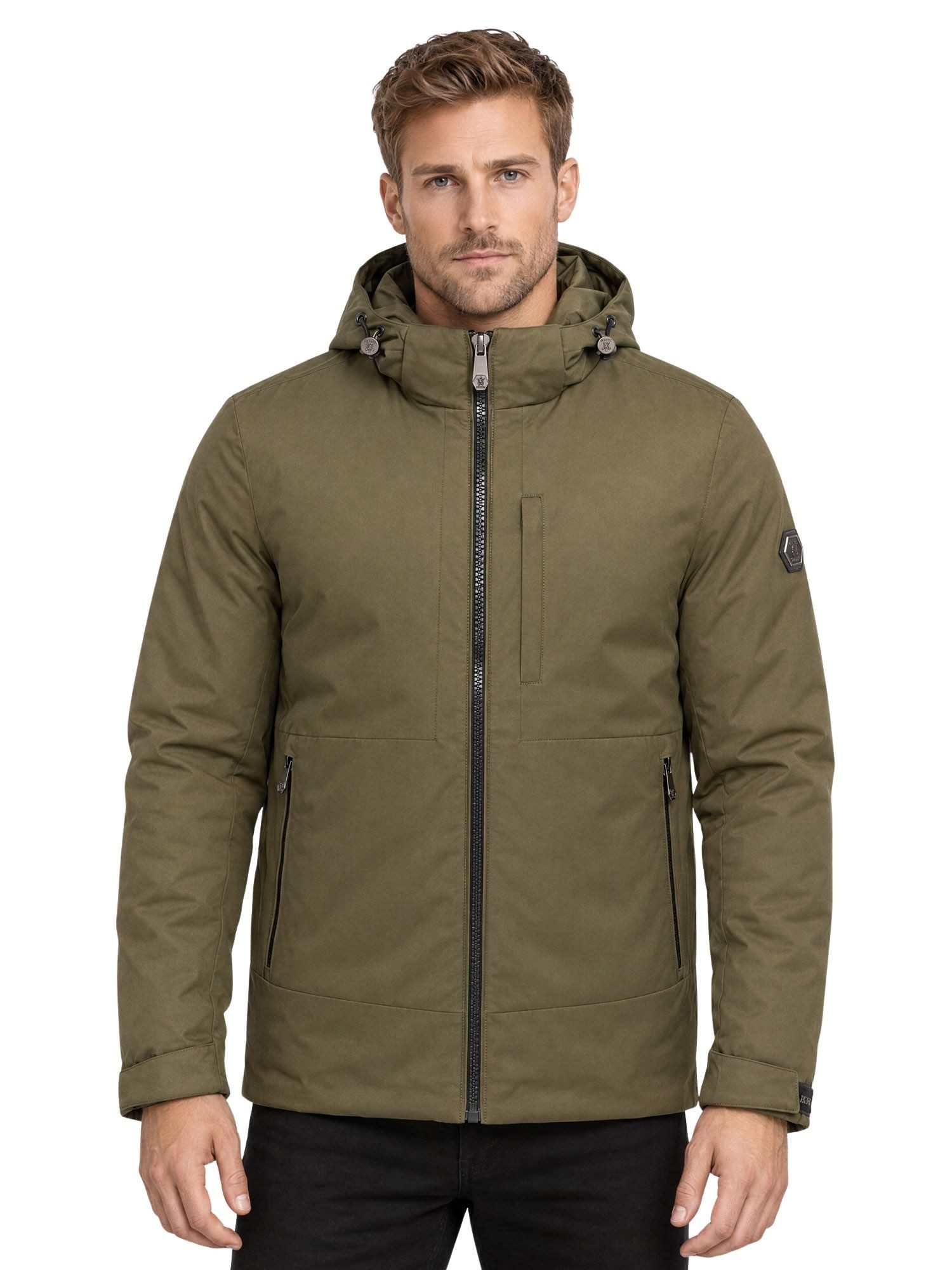 Tazzio Winterjacke A824 Gefütterte Winterjacke mit Kapuze, hohem Kragen und Innentasche