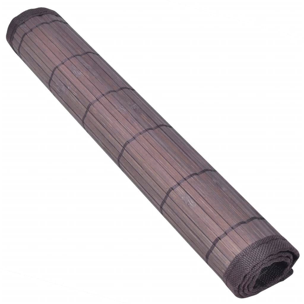 Bambus-Platzdeckchen Dunkelbraun, 30 45 Platzset, x cm (1-St) vidaXL, 6