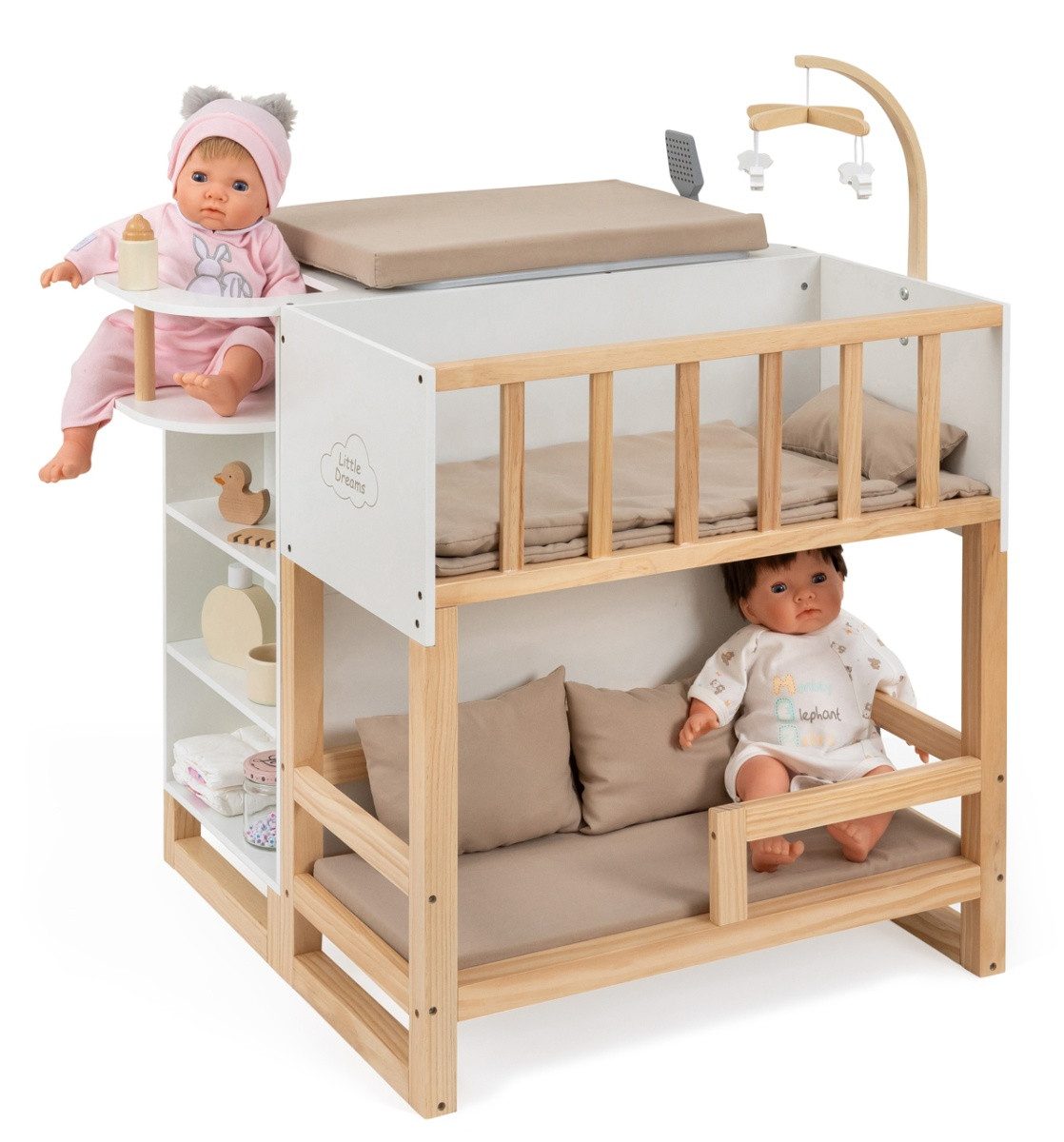 ELLA & PIET® Puppen Pflegecenter Großes Puppenpflegecenter NURSERY 6in1 aus günstig online kaufen