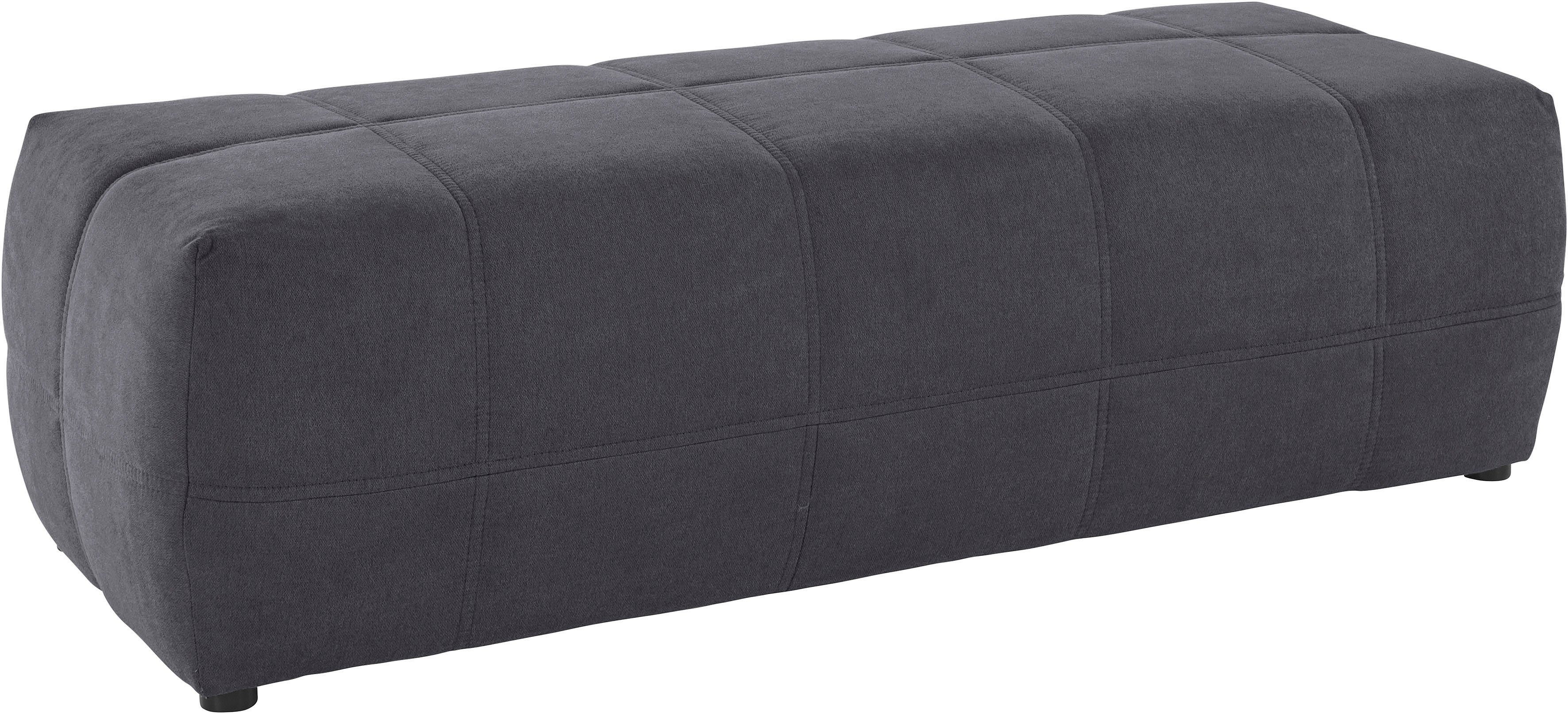 DOMO collection Hocker BRANDON, komfortabel, große Ausführung passend zu "Brandon", auch in Cord