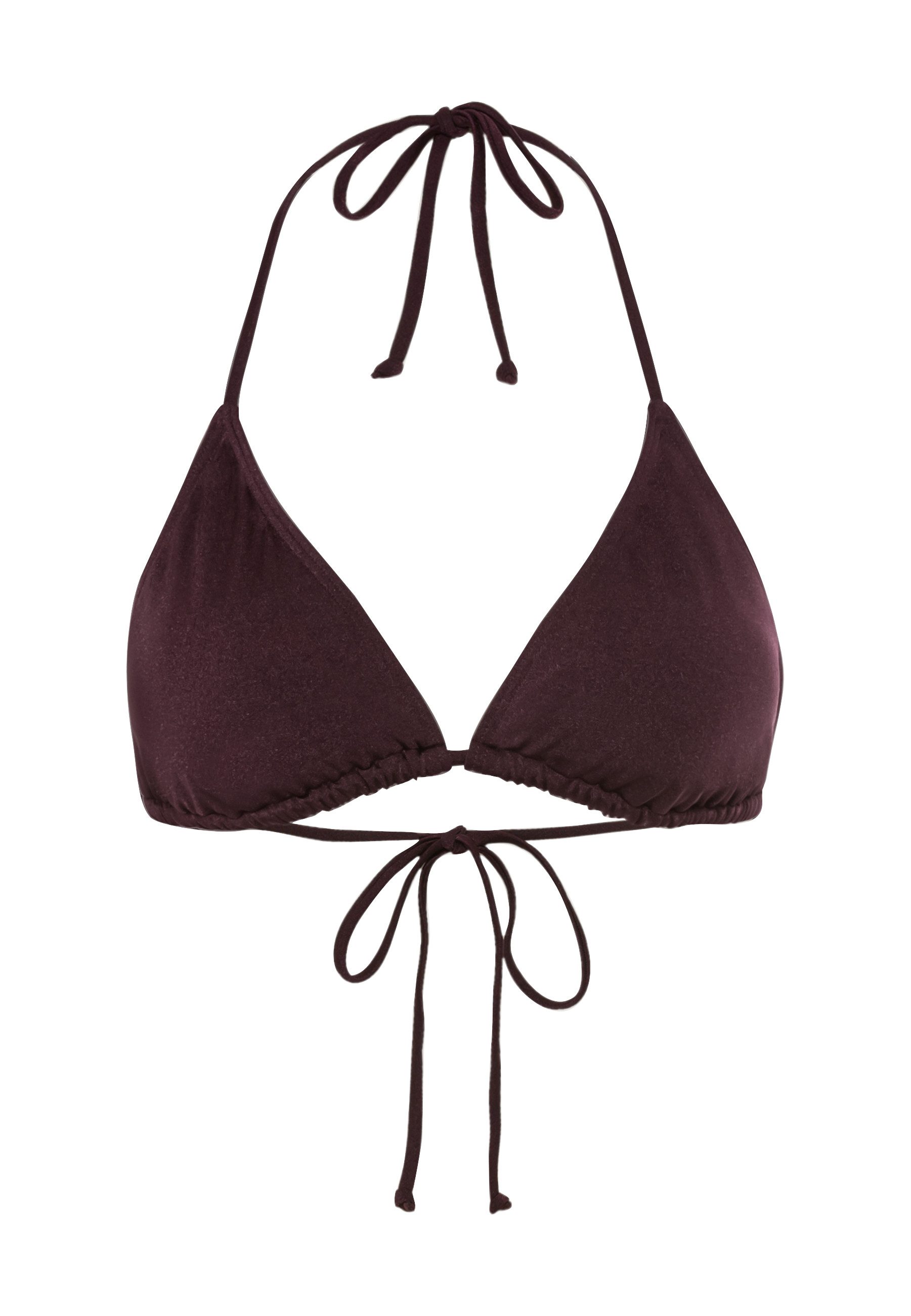 LSCN by LASCANA Triangel-Bikini-Top Nele, mit glänzender Beschichtung – Bild 2 von 5