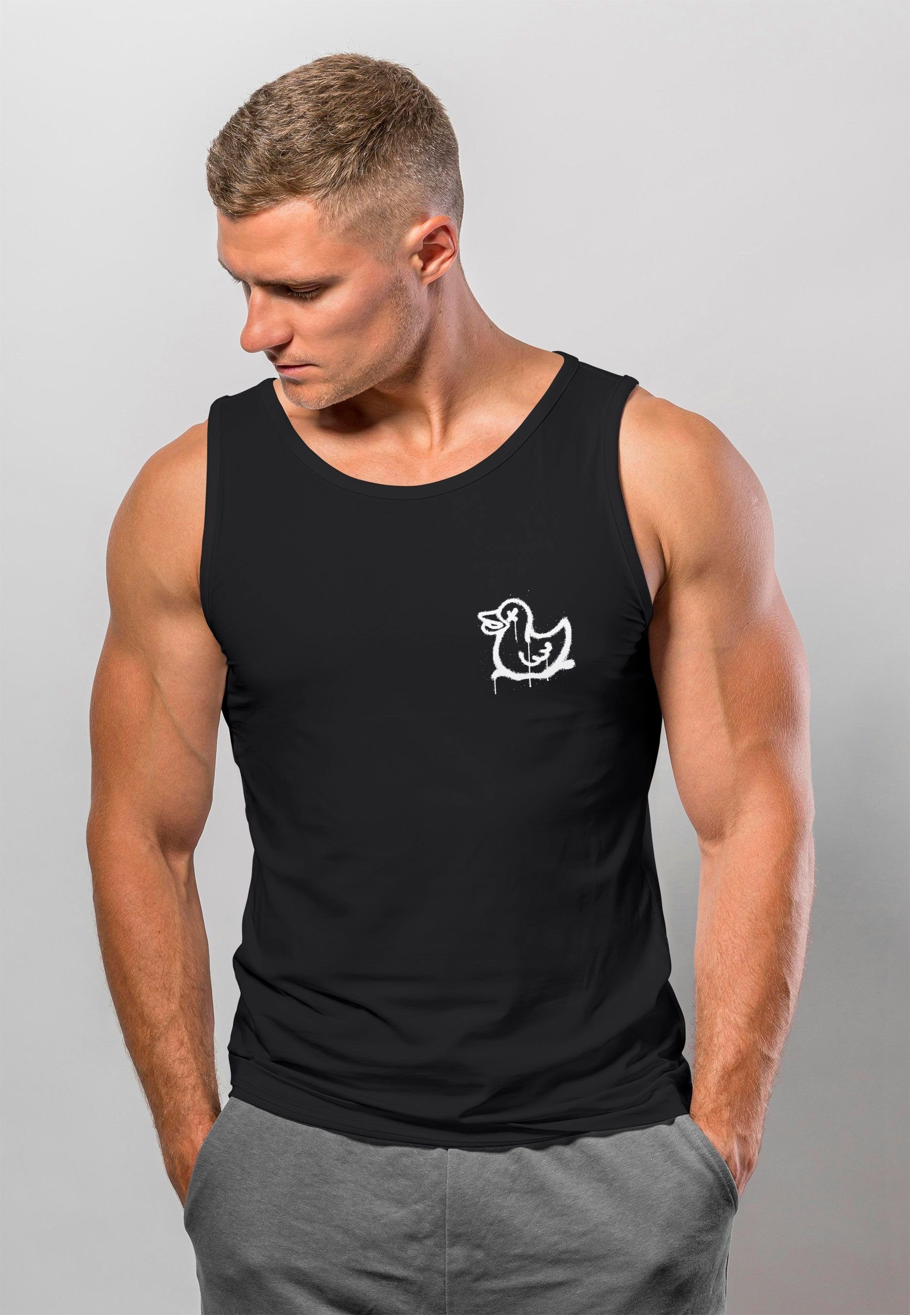 Neverless Tanktop Neverless® Herren Tank-Top Aufdruck günstig online kaufen