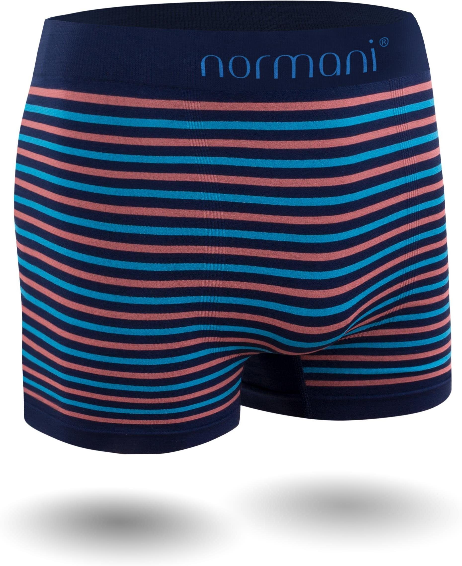 normani Retro Material trocknendem Unterhosen Blau/Pink schnell Sport Boxer Herren aus