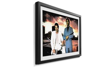 WandbilderXXL Bild mit Rahmen Miami Vice, Film-Momente, Wandbild, in 4 Größen erhältlich