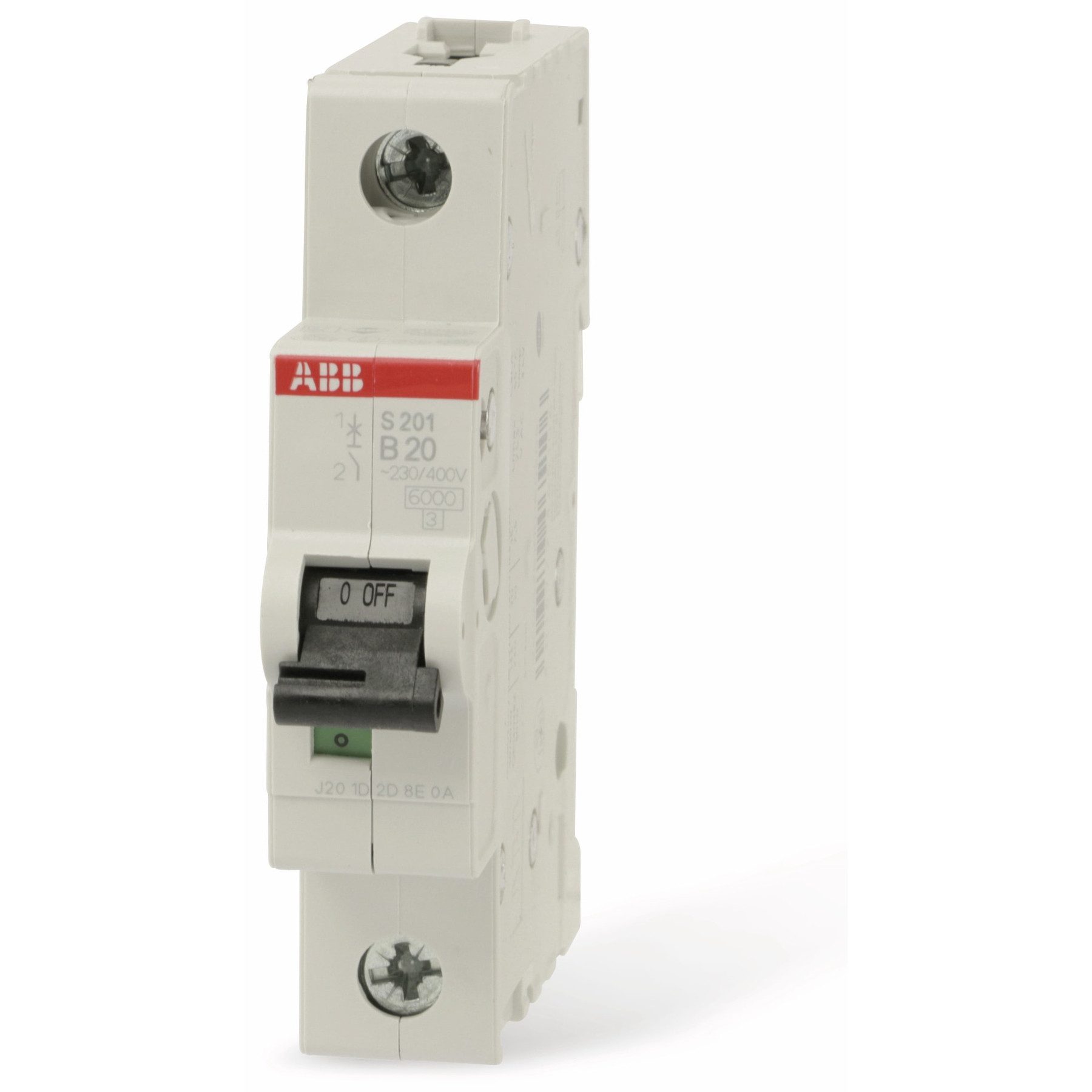 ABB Schalter ABB Leitungsschutzschalter S201-B20, B, 20 A