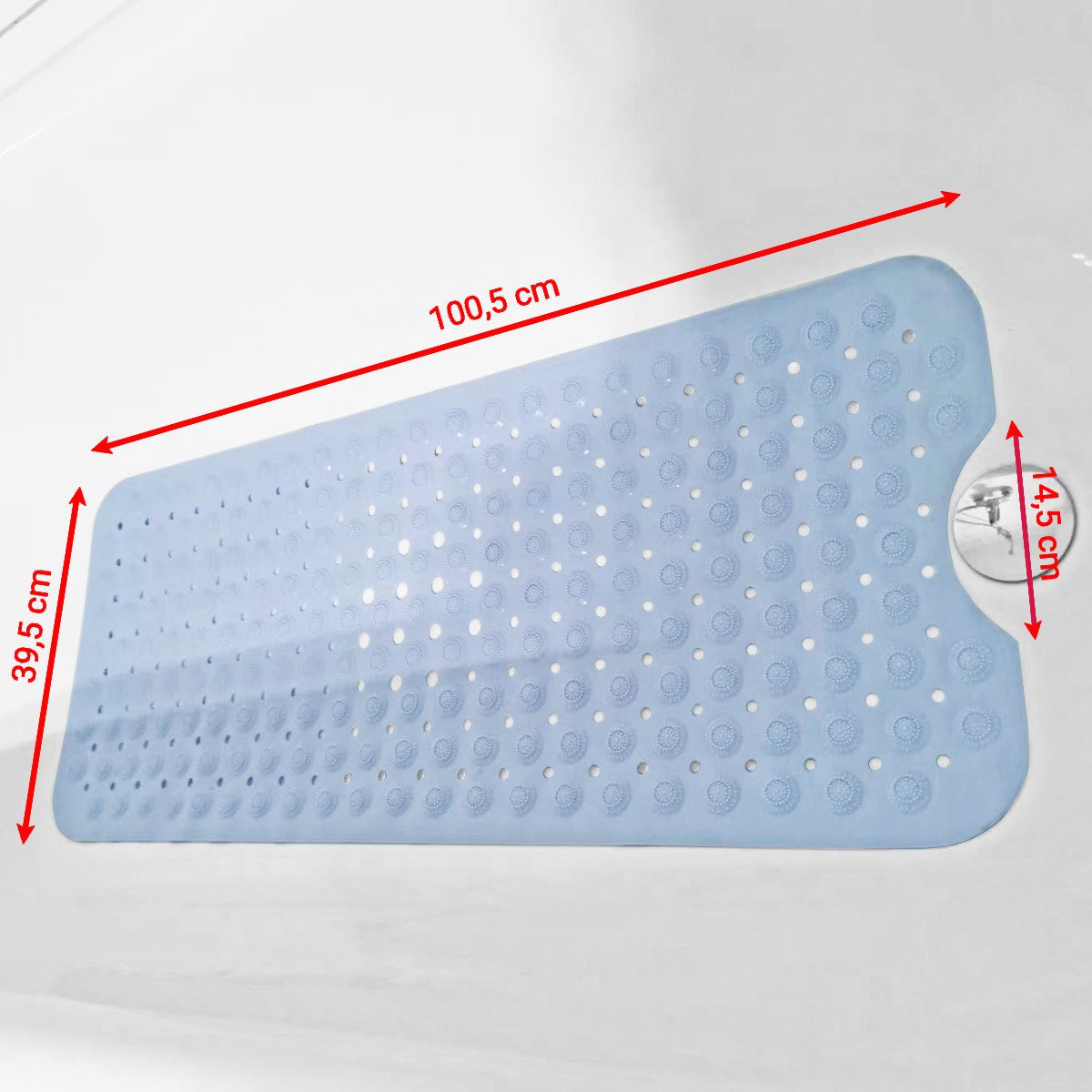 WITEN&NOCK Duschmatte Badewanneneinlage Badewannenmatte rutschfest Antiruts günstig online kaufen
