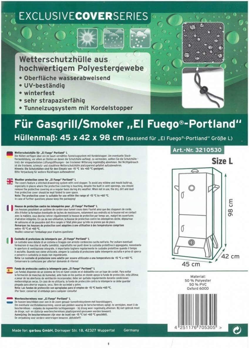 El Fuego Grillabdeckhaube Abdeckhaube für "Portland" Grill von El Fuego®