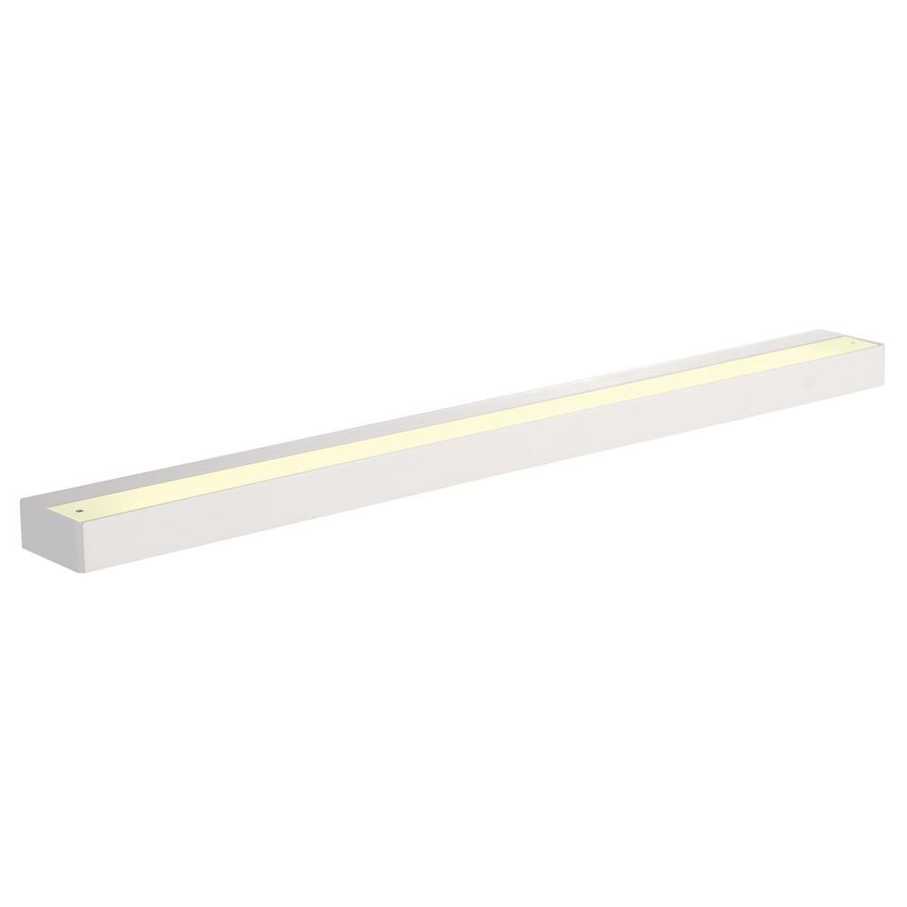 SLV LED Wandleuchte Wandleuchte Sedo, Aluminium, Glas, weiß, 895 mm, LED-Modul, keine Angabe, Leuchtmittel enthalten: Ja, fest verbaut, LED, warmweiss, Wandleuchte, Wandlampe, Wandlicht