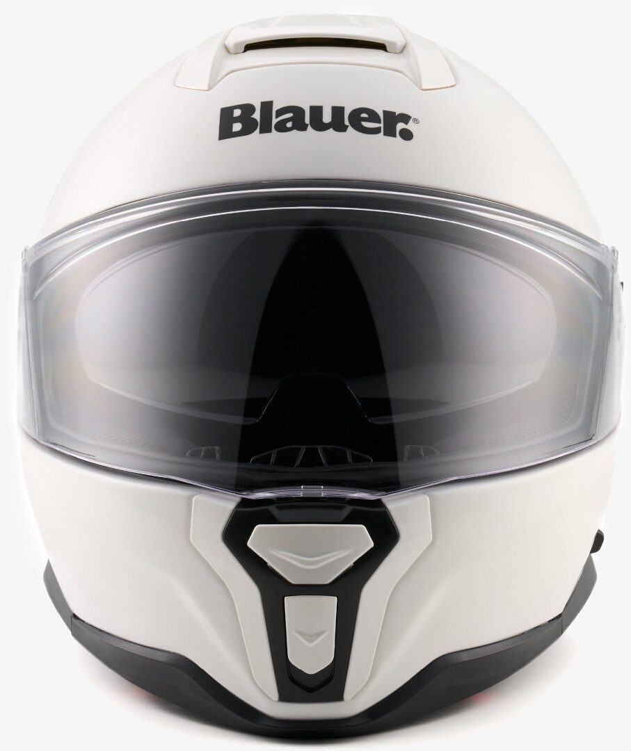 Blauer Motorradhelm FF-01 Monocolor Helm, vorbereitet für Kommunikationssystem,Notfallsystem-Polsterung (EQ