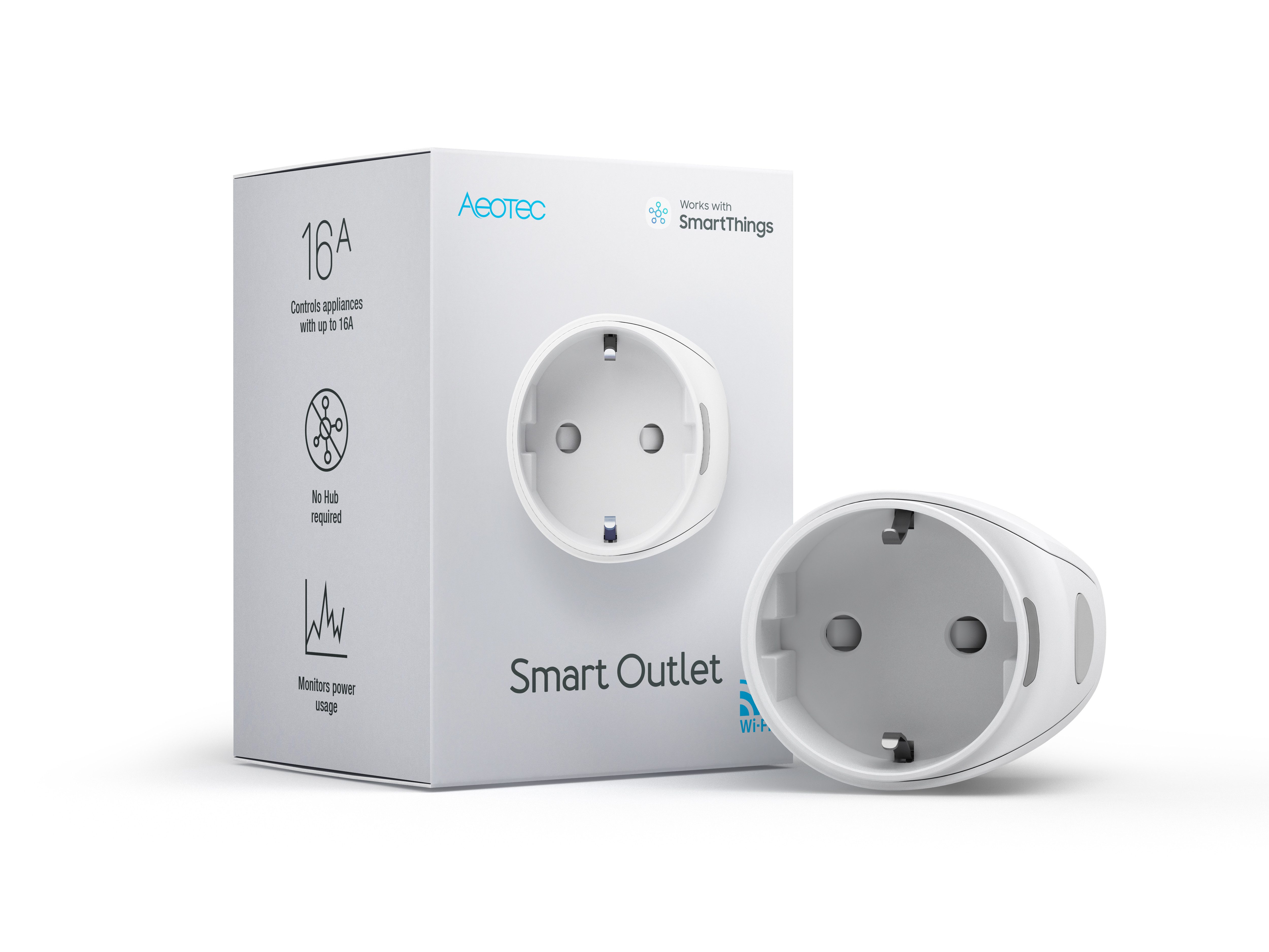 Aeotec Aeotec Smart Outlet Type F Wi-Fi Smart-Home-Zubehör von Aeotec