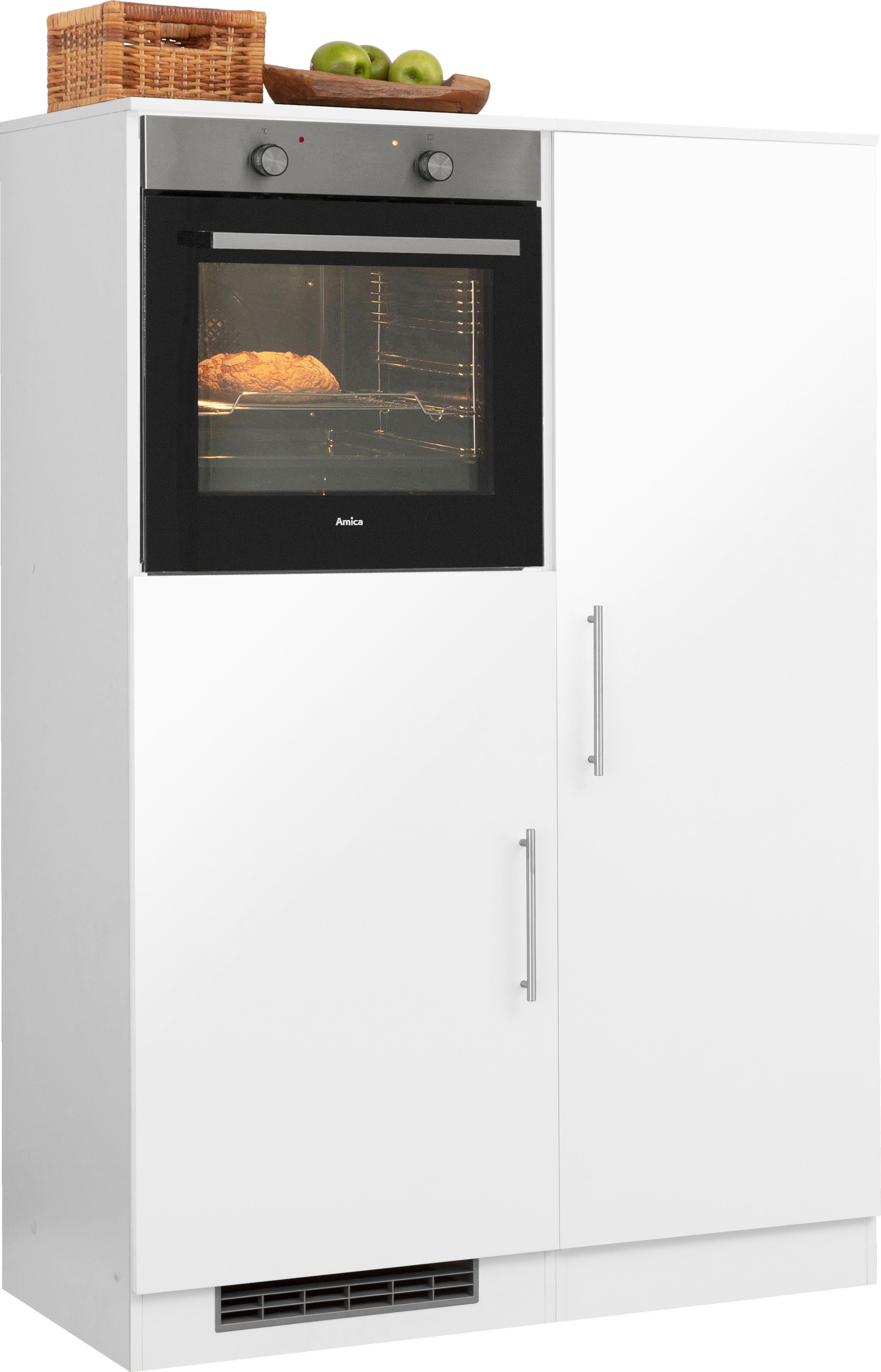 wiho Küchen Küche "Cali", Back-/Kühlmodul, wahlweise mit E-Geräten, Breite 110 cm