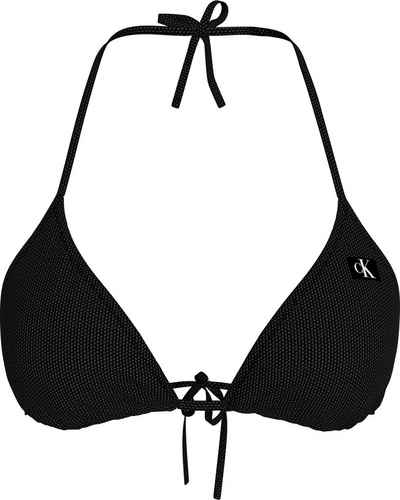 Calvin Klein Swimwear Triangel-Bikini-Top TRIANGLE RP, mit CK-Logodruck