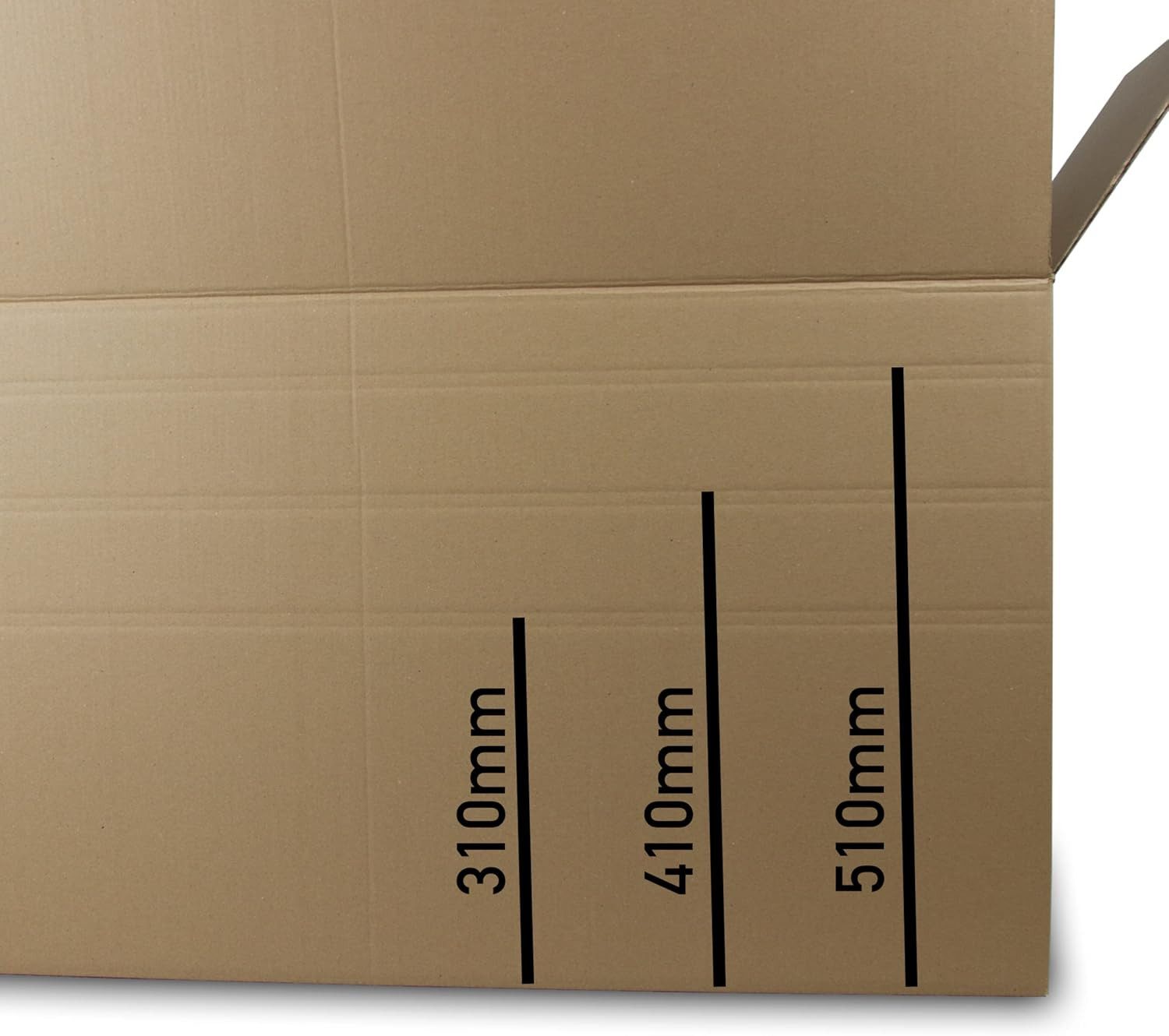 Paket.ag Karton DHL Karton 120 x 60 x 60 cm Versandkarton Kartonage mit Höhenriller, einfach zu verwenden zum Verpacken