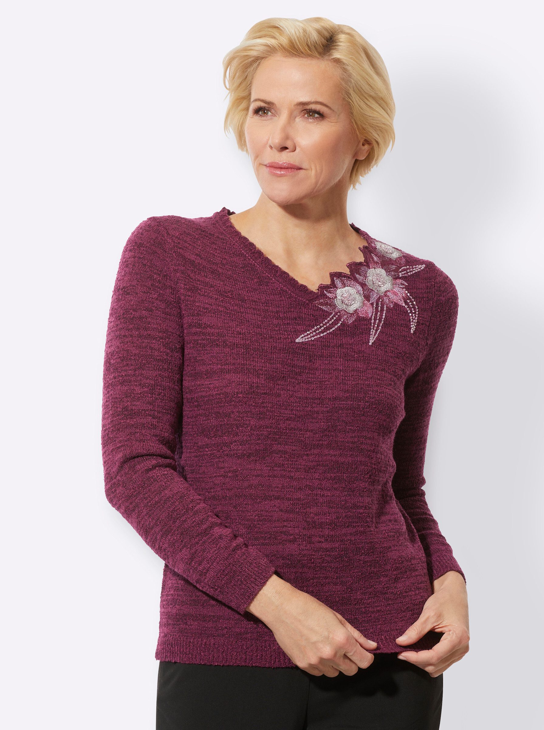 Strickpullover Langarm-Pullover