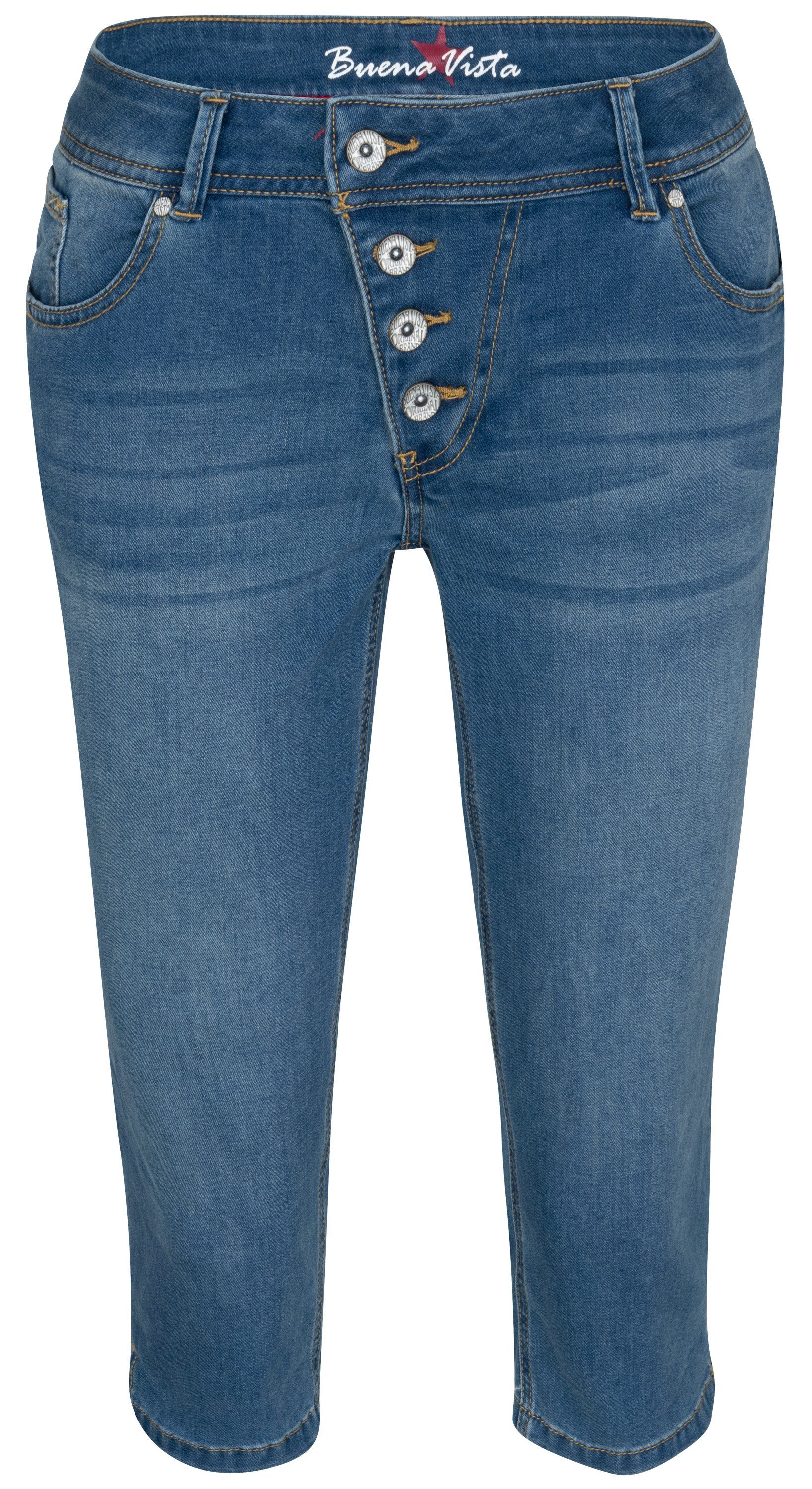 Buena Vista Stretch-Jeans BUENA VISTA MALIBU CAPRI spring blue 888 B5232 362.8018 - Stretch