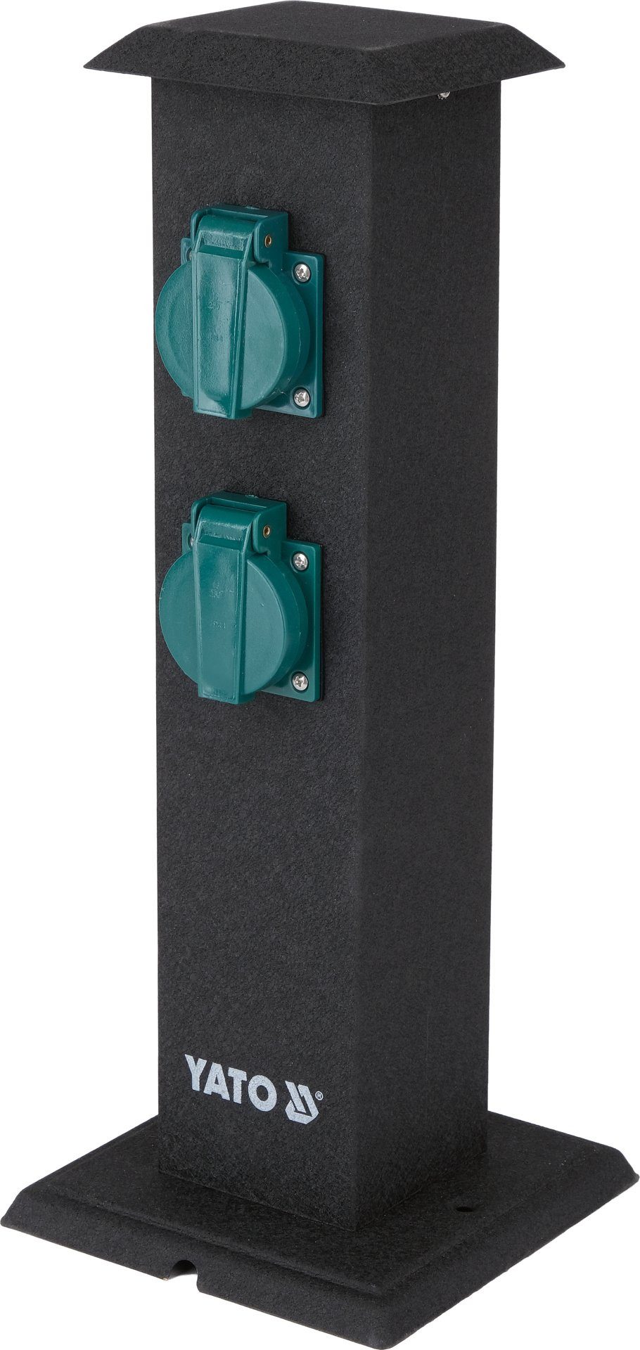 Yato Gartensteckdose Metall-Gartensteckdosensäule mit 4 Anschlüssen, Metall-Gartensteckdosensäule mit 4 Anschlüssen, Metall-Gartensteckdosensäule mit 4 Anschlüssen