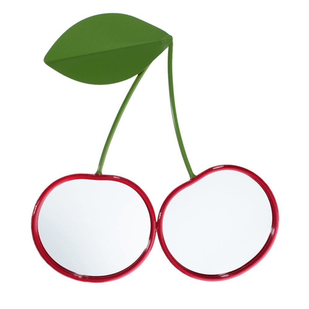 Rex London Wandspiegel Cherry (Kirsche, 1-St., ca. 38 x 42 x 2 cm), Spiegelglas ca. 17 x 14,5 cm