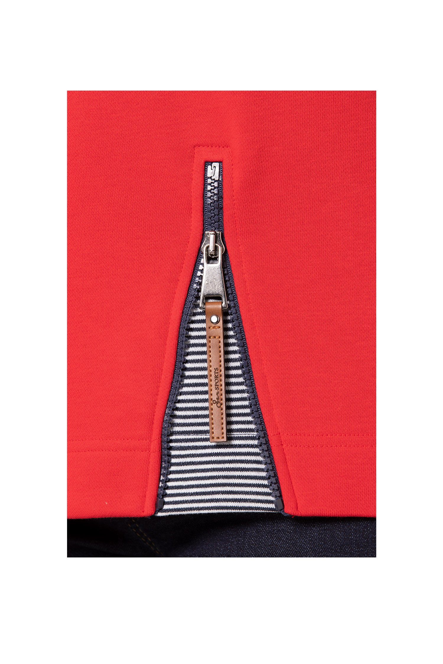 SER Sweatshirt Sweatshirt Ringeleinsätze W9900607S auch in großen Größen