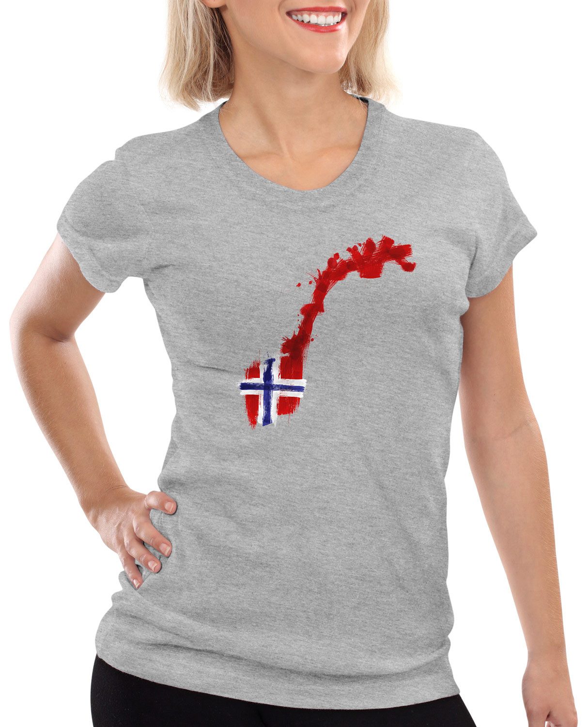 style3 T-Shirt Flagge Norwegen Fußball Sport günstig online kaufen