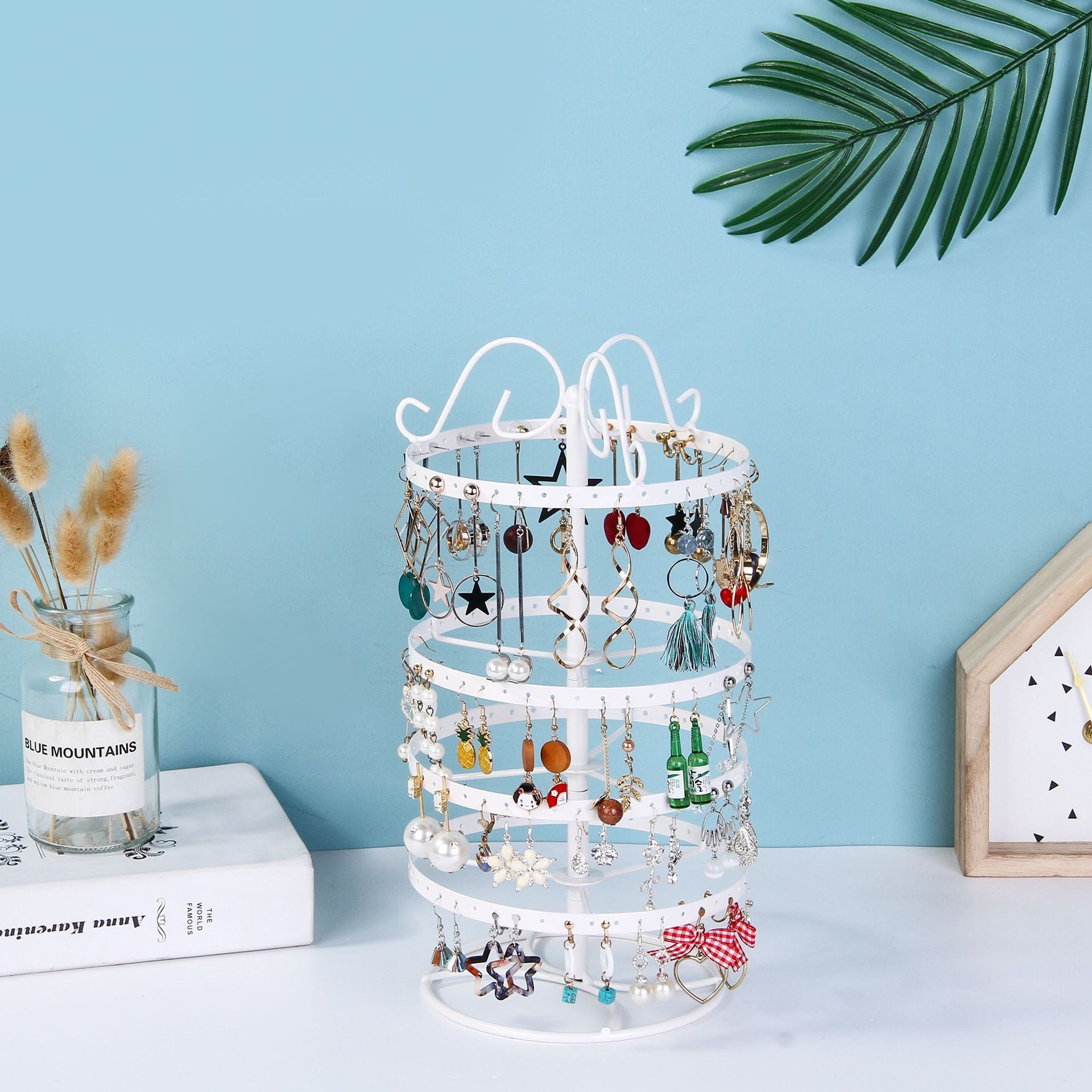 RWEUOQ Schmuck Etagere Modisch Runder Ohrringhalter günstig online kaufen