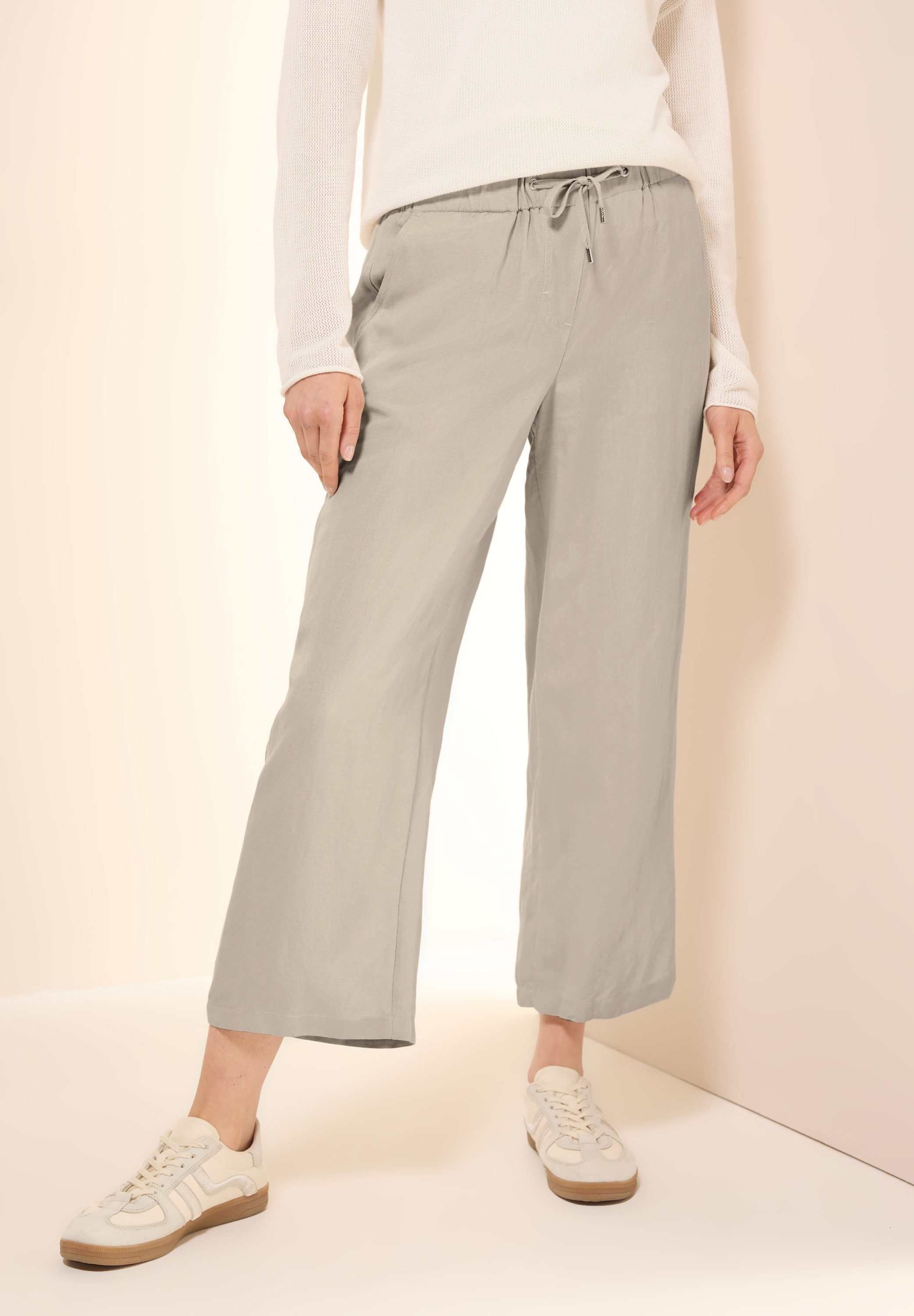 CECIL Leinenhose Style Neele mit Kordelzug günstig online kaufen