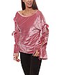 NA-KD Shirtbluse »NA-KD Fashion x THERESE LINDGREN Blusen-Shirt coole Damen Samt-Bluse mit Öffnungen am Arm Party Pink«, Bild 1