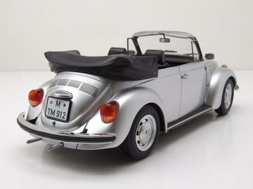 Norev Modellauto VW 1303 Käfer Cabrio 1973 silber Modellauto 1:18 Norev, Maßstab 1:18