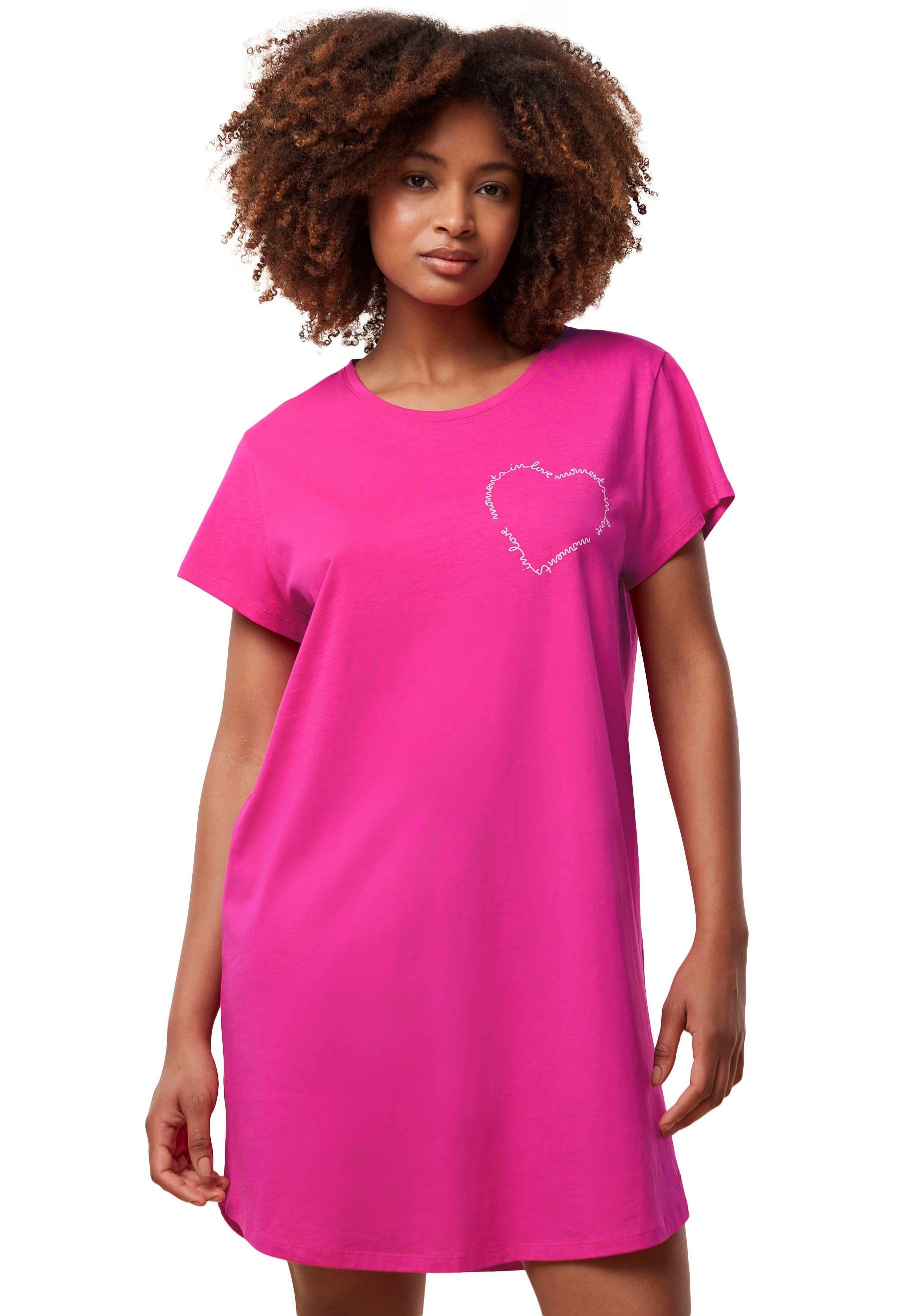 Triumph Nachthemd Nightdresses NDK 02 X Bio-Baumwolle Passionate Pink
