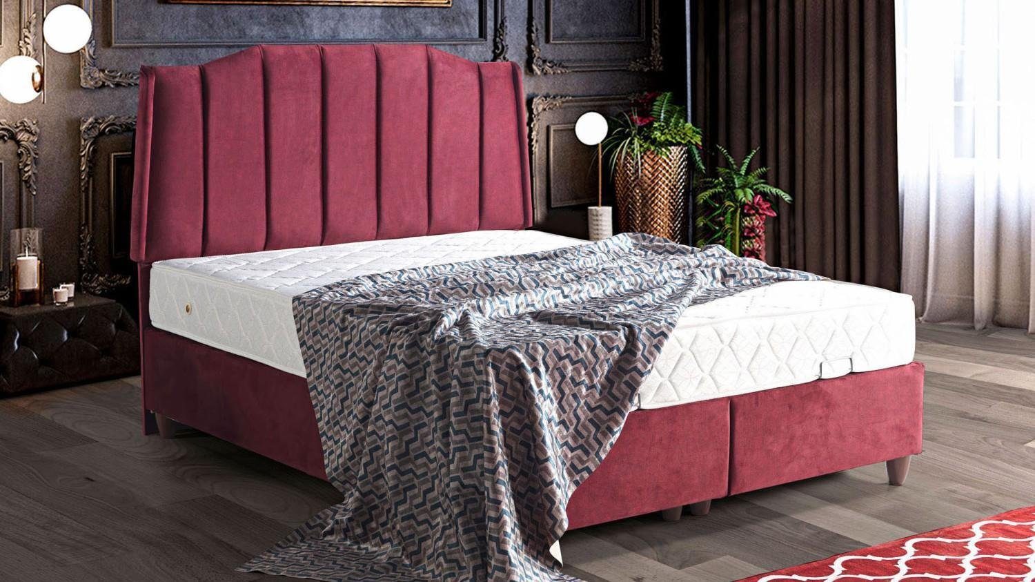 Modern Schlafzimmer In Design Europe Polster Made Bett Luxus Betten Möbel JVmoebel Neu (Bett), Betten Bett