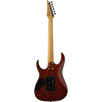 Ibanez E-Gitarre, Gio GRG220PA1-BKB Transparent Brown Black Burst - E-Gitarre