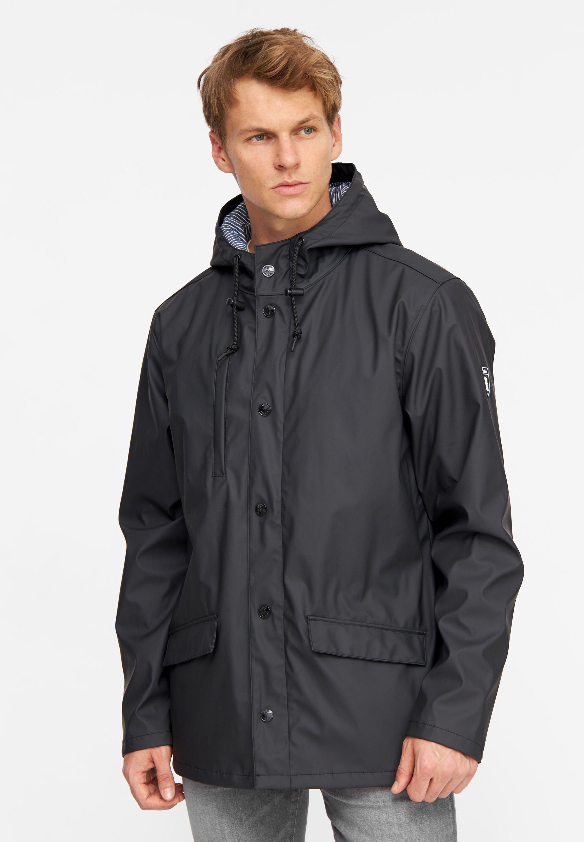 nachhaltig Passby Wasserabweisend, winddicht, Regenjacke Innenfutter, Derbe phantom gestreiftes