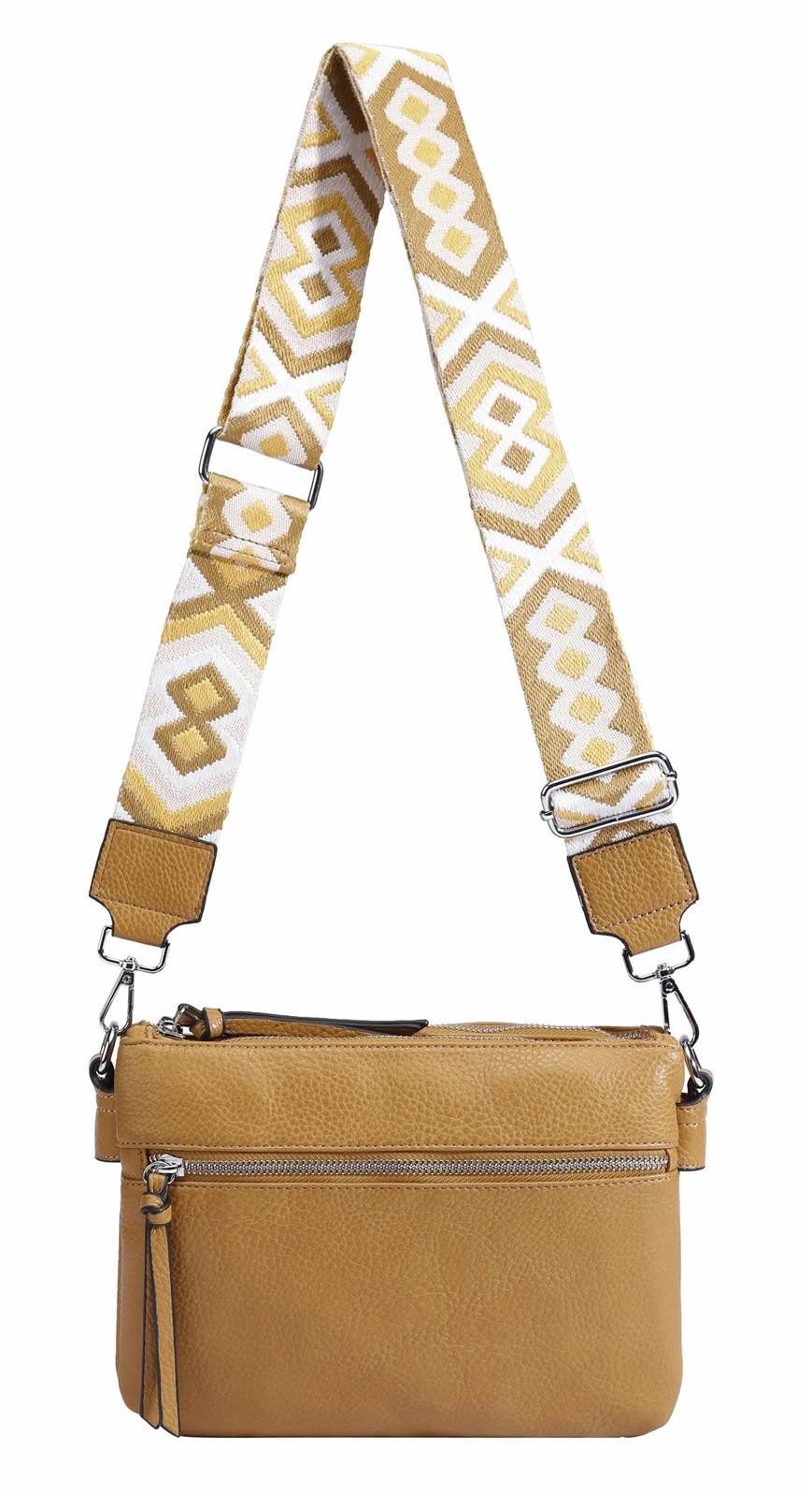 ITALYSHOP24 Schultertasche Damen Bodybag Umhängetasche Messenger günstig online kaufen