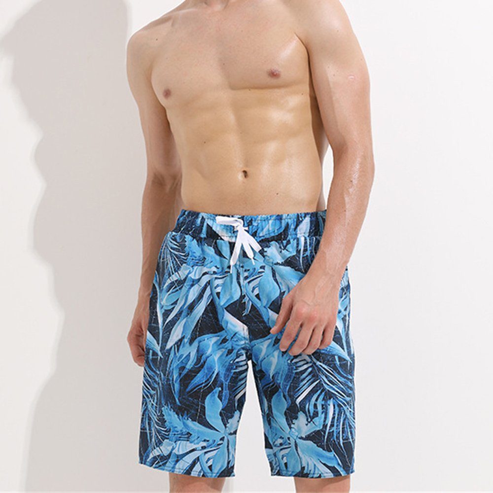 Dekorative Boxer-Badehose Modische Herren-Strandhosen, Badehosen, bequem,  hohe Qualität