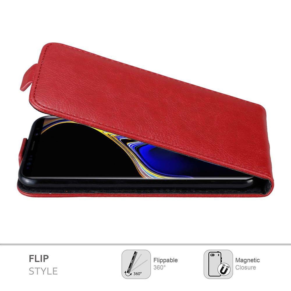 Cadorabo Handyhülle für Samsung Galaxy NOTE 9 Hülle Samsung Galaxy NOTE 9, Handy Schutzhülle, Klappbare Hülle, Kunstleder mit Magnetverschluss