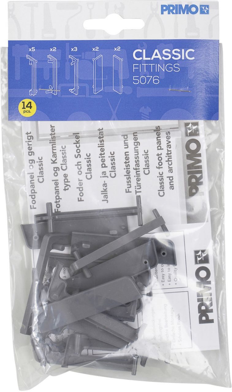 Primo Abschlussleiste Primo Multipack Anthrazit, Kunststoff