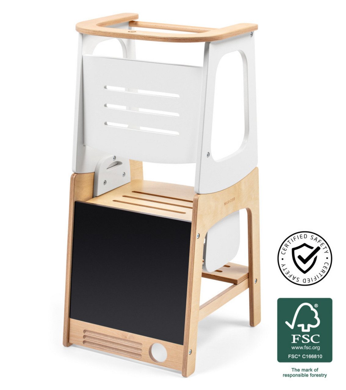 Maxi-Cosi Kinderstuhl Maxi-Cosi Toucan 3-in-1-Lernturm Montessori holz, Montessori Lernturm