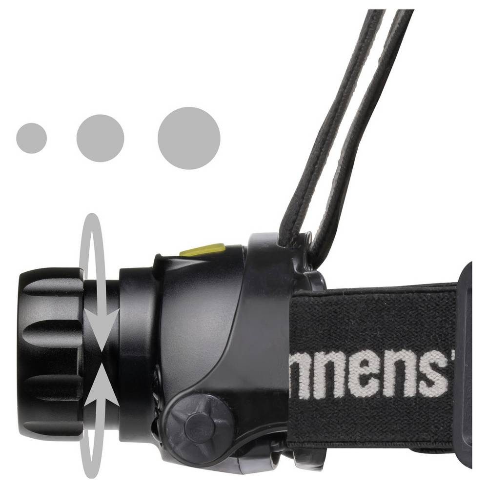Brennenstuhl LED Stirnlampe LuxPremium LED Akku Sensor KopflampeIP44, 400lm 1177310010
